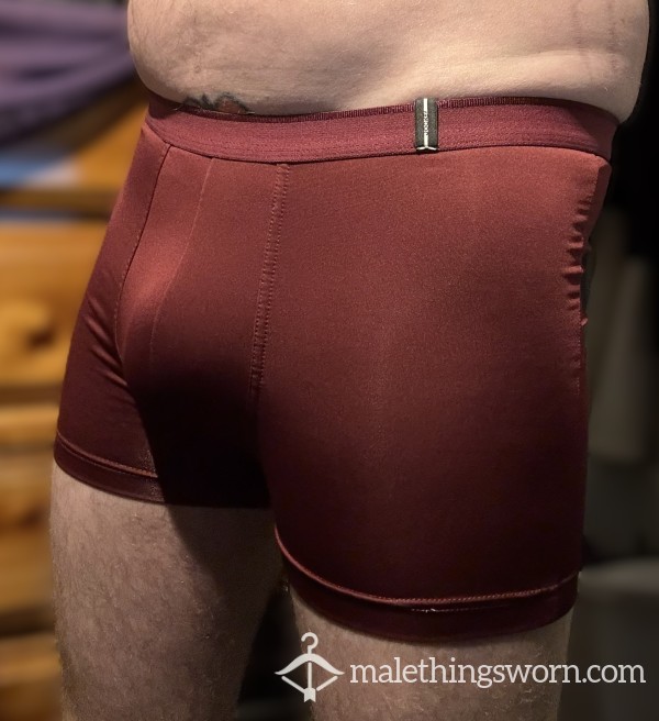 Jockey Polyester Trunks - Maroon - Size M (52)