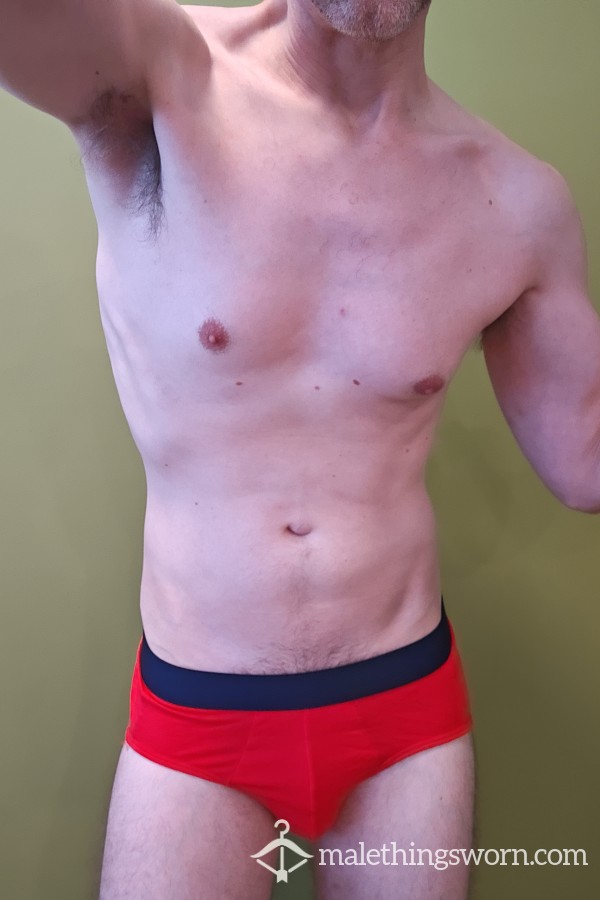 Jockey Red Briefs Modal Blend Size M Customizable