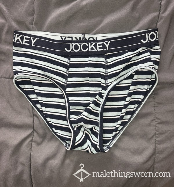 Jockey Striped Briefs Size M