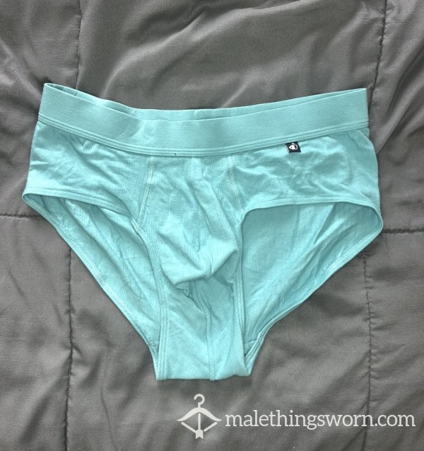 Jockey Teal Briefs Size M