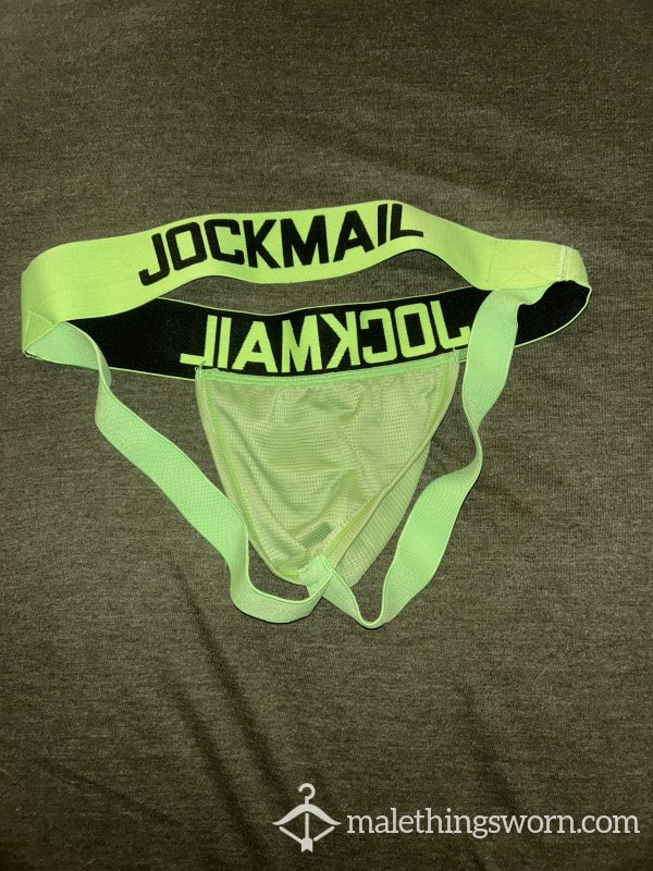 Lime Green JOCKMAIL Jockstrap
