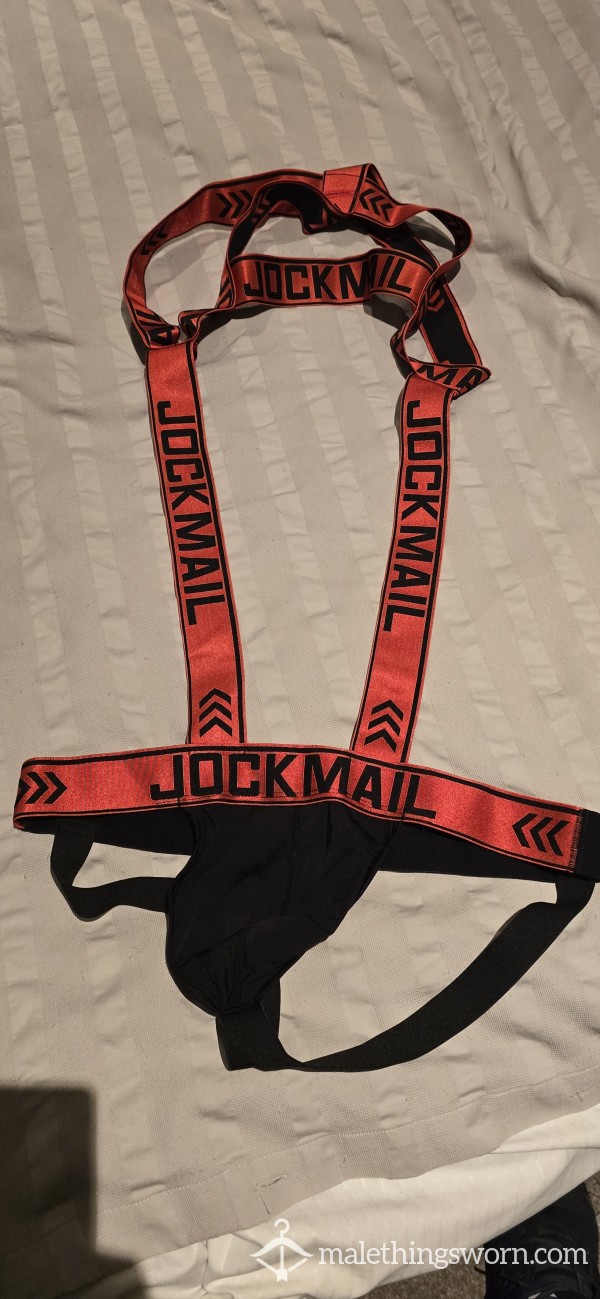 JOCKMAIL Men's Harness With A Jockstrap Bodysuit.