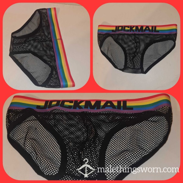 JOCKMAIL Mesh Briefs Pre-c*m/Used For Activities 😈