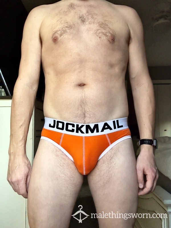 Jockmail Orange Briefs