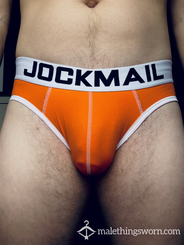Jockmail Orange Briefs