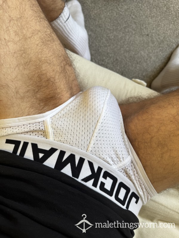 Jockmail White Briefs