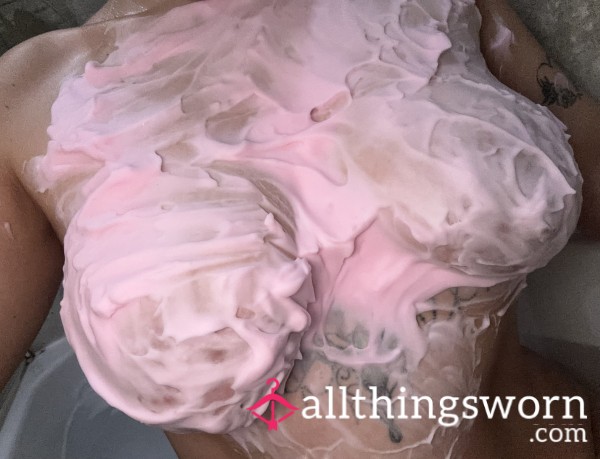 Join Me To Wash My Extremely Soapy Wet Titties In A Hot Bubble Bath 🍒🥵🔥