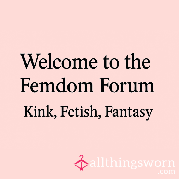 JOIN MY FEMDOM FORUM