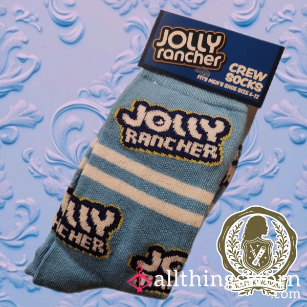 Jolly Rancher Blue Crew Socks 💙