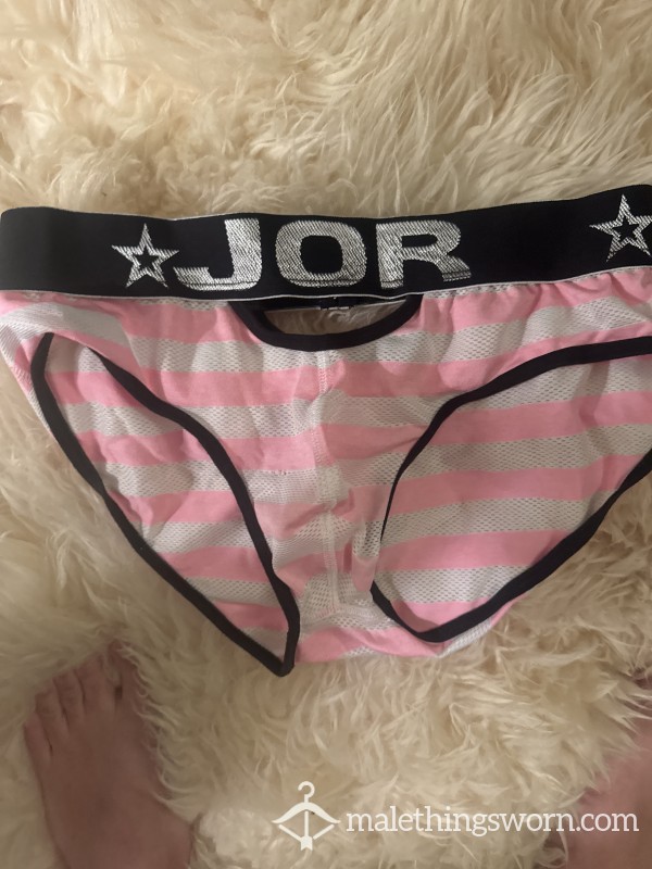 JOR P**kaboo, Brief, Pink And White