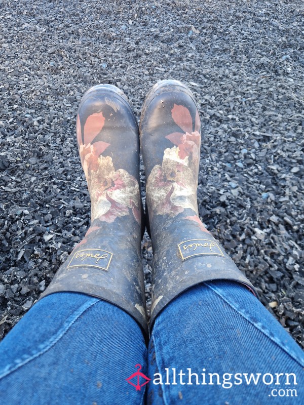 Joules Horse Girl Wellies