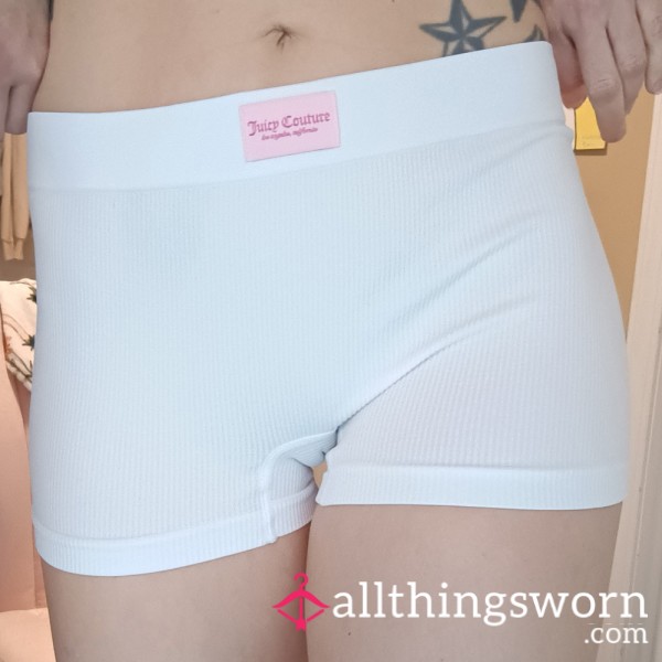 🤍 JUICY BOYSHORTS - WHITE 🤍