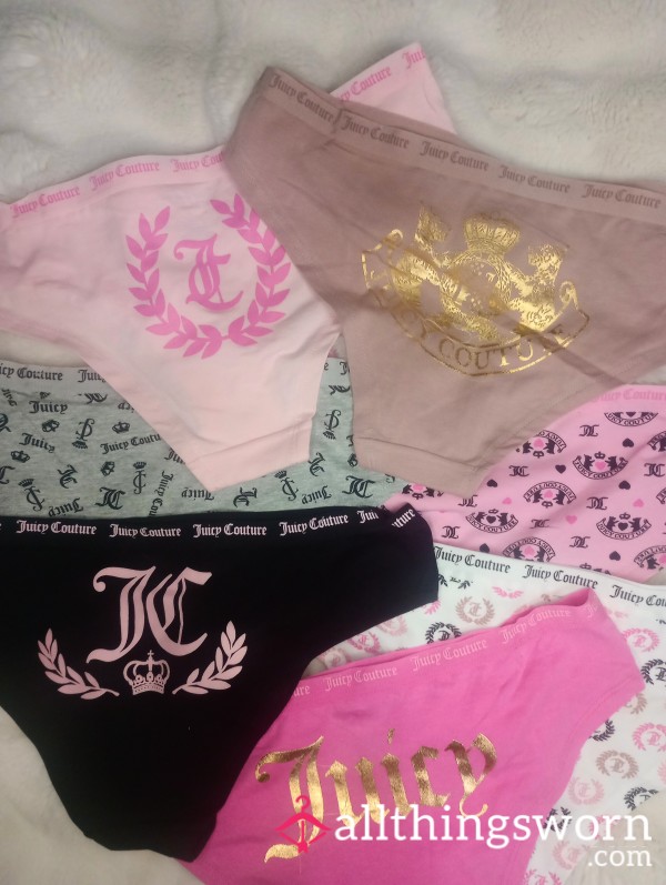 JUICY COUTURE Cheeky COTTON Panties $25 Or 2/$45