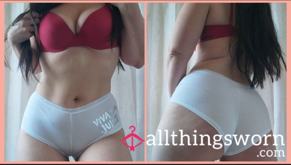 ▫️⬜️Juicy Couture Cotton Booty Shorts, 48hr Wear, Worldwide Shipping, Extended Wears Available⬜️▫️