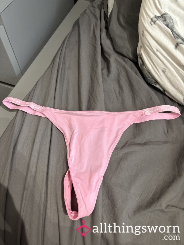 Juicy Couture Pink Nylon Thong