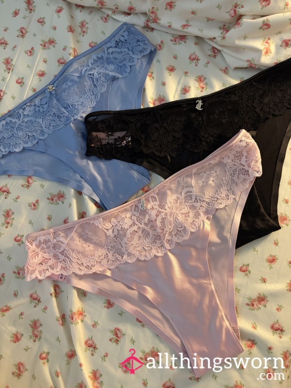 Juicy Couture Satin & Lace Undies