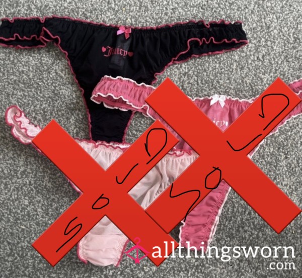 Juicy Couture Thong - 24hr Worn