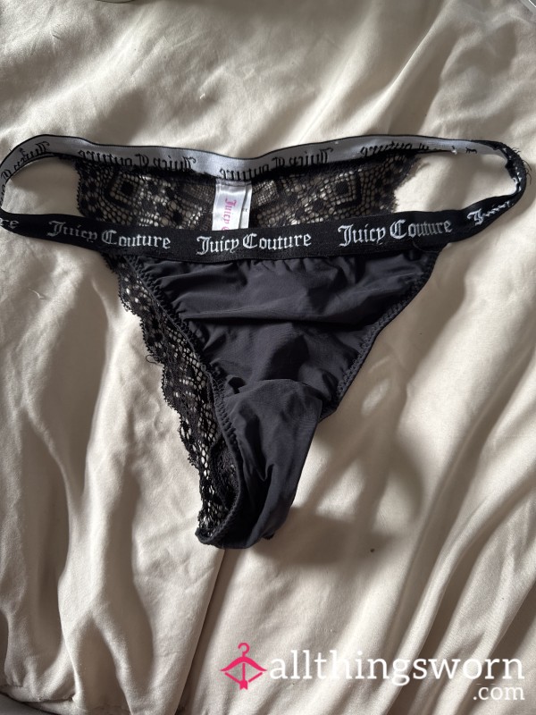 JUICY COUTUTE LACE/SILK THONGS