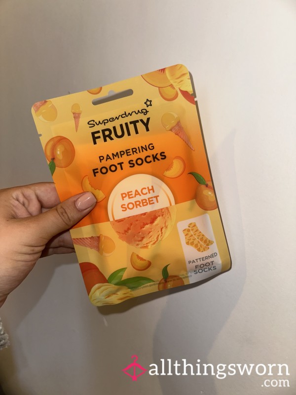 Juicy Peach Foot Mask