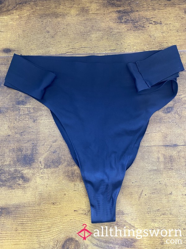 Juicy Ripped Black Soft Thong