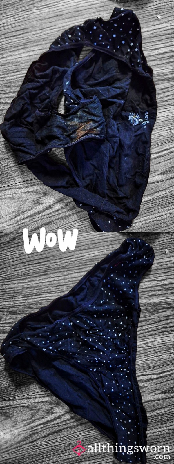 🌟Juicy & S**y Black With Stars  Cotton Panties 🌟