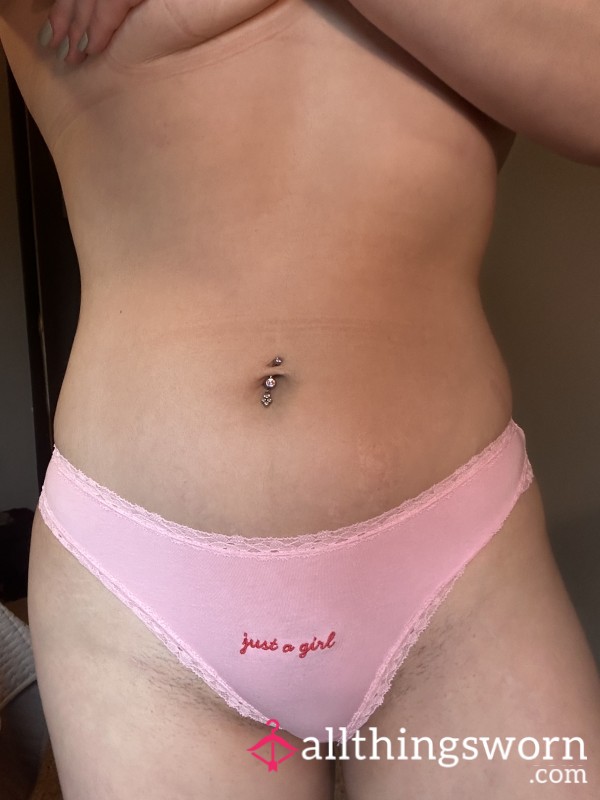 Just A Girl Pink Bikini