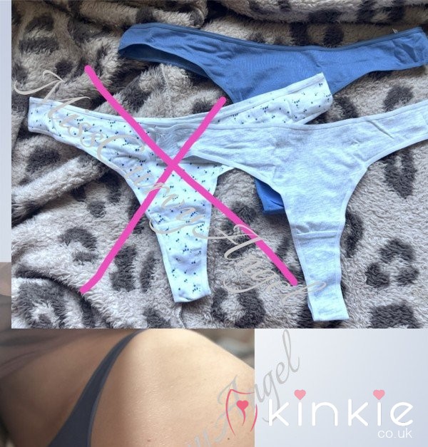 JUST BLUE Cotton Thong (postage Included) (completely Customisable)