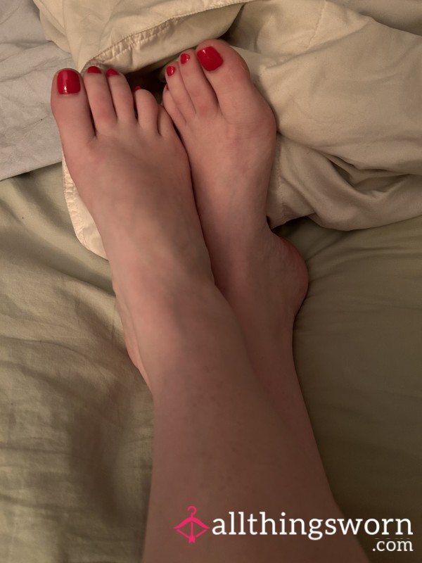 Just Got A New Pedicure! ❤️🌶️🥵