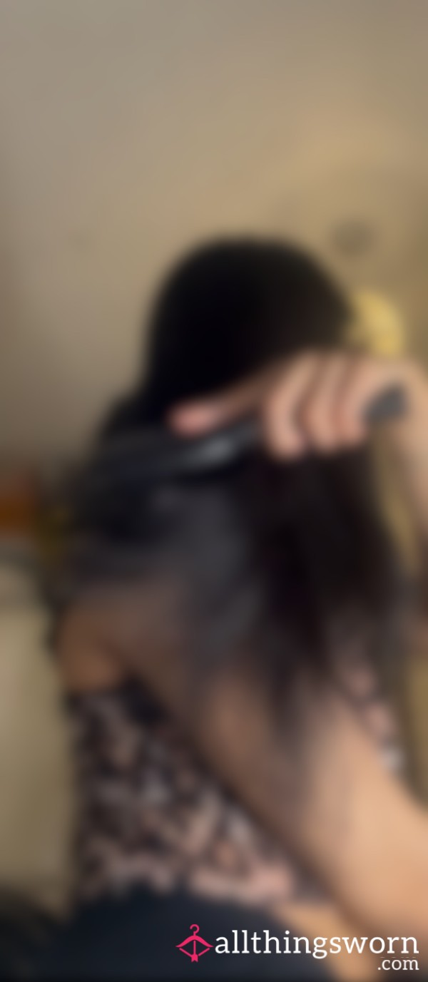 Just Me Brushing My Hair… Face Included 😍