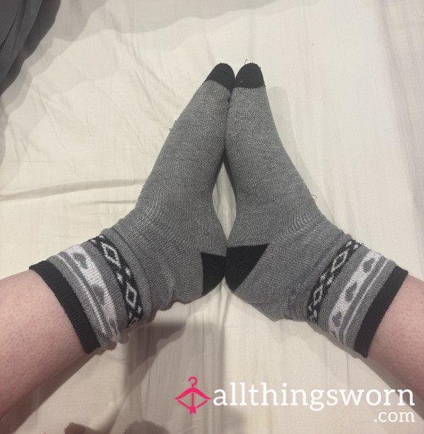Just P**led These Grey Socks Off After A Day In Boots