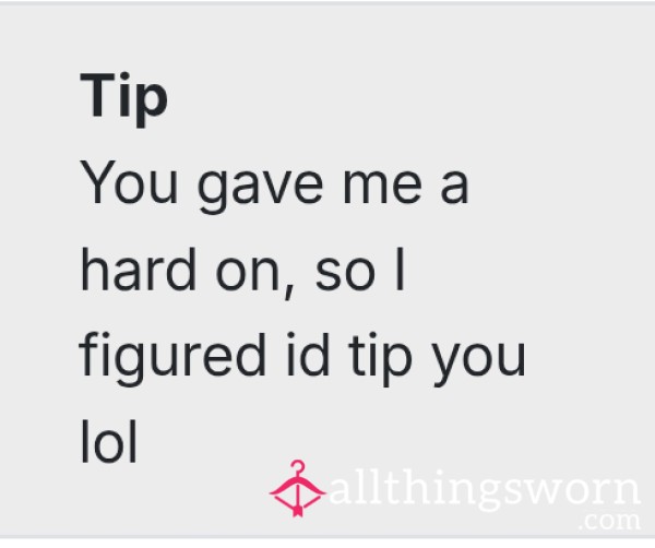 Just The Tip. 💦