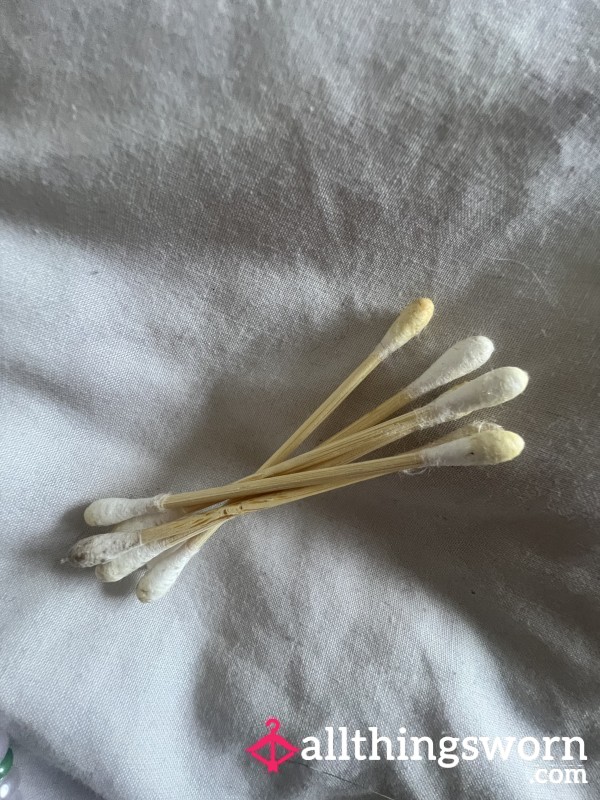 My Extremely Dirty Ear Wax Used Cotton Buds X5… Enjoy 😋
