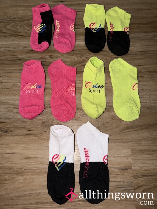 Justice Brand Cotton Ankle Socks