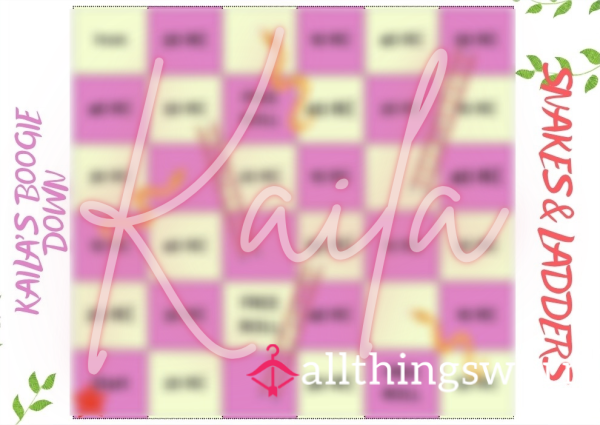 Kaila's Boogie Down: Snakes And Ladder Board Game🪜🐍