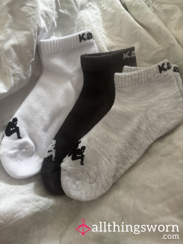 Kappa Trainer Socks 🖤🤍