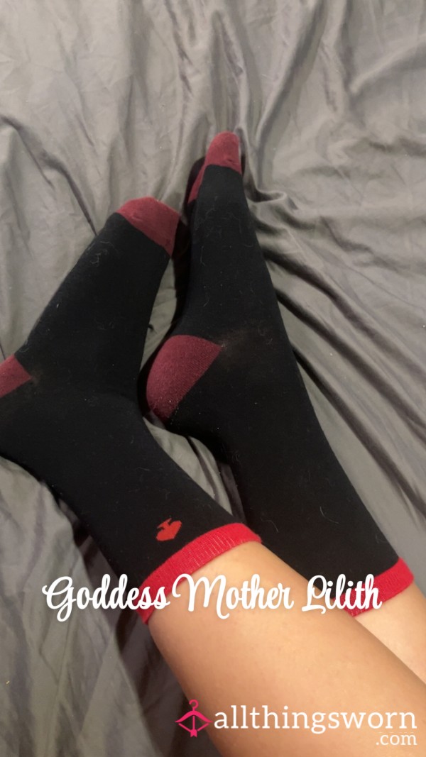 Kate Spade Black Crew MILF Socks