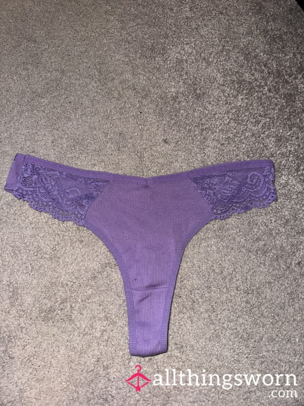 Katoenen Lila String X
