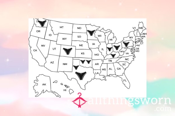 Claim The Unmarked States! $5 Off If You Help Me Cover The Map!