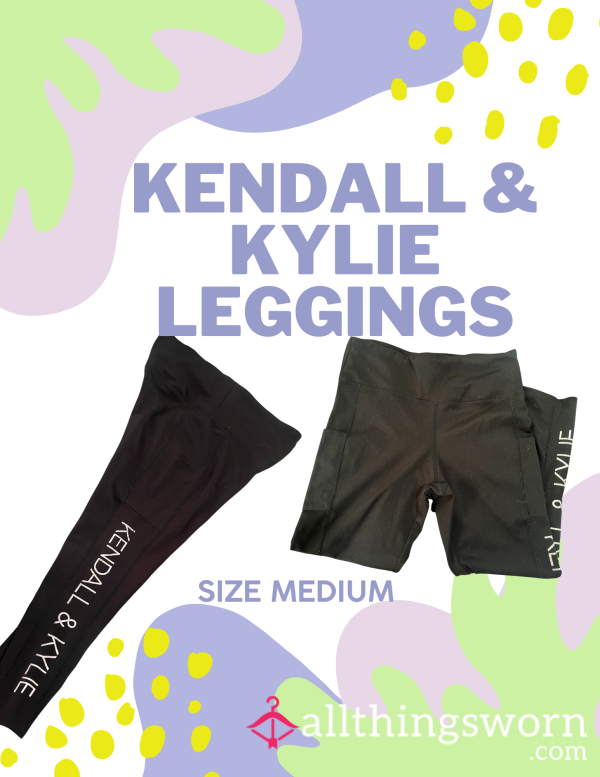 Kendall & Kylie Black Leggings