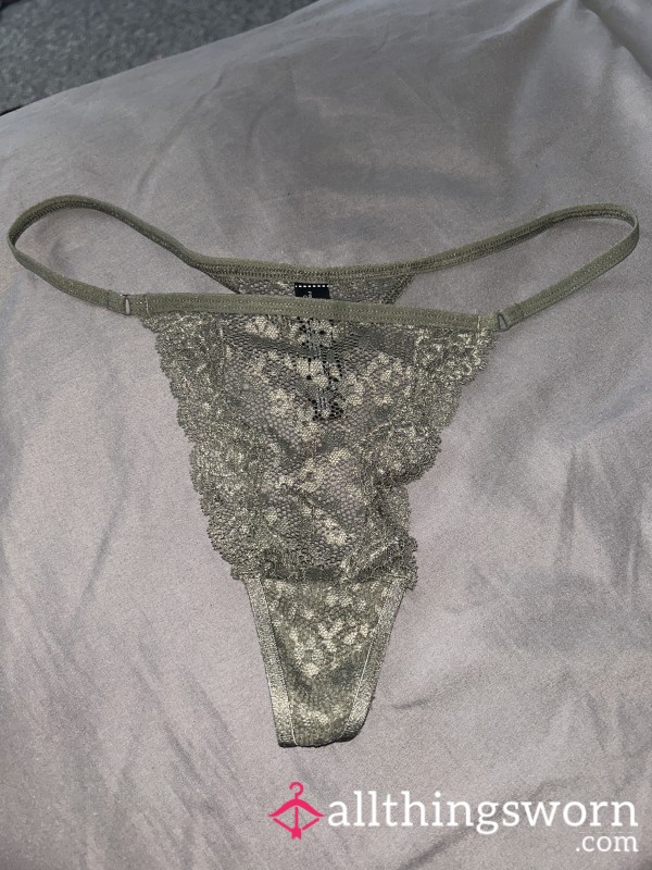 Khaki Green Thong 💚