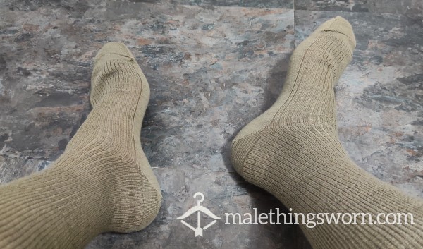Khaki Thin General Issue Mil Socks