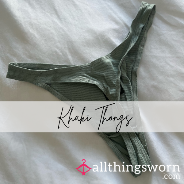 Khaki Thongs