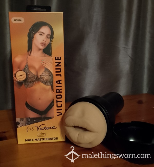 Kiiroo Feel Victoria June Pornstar Mouth Stroker (Used)
