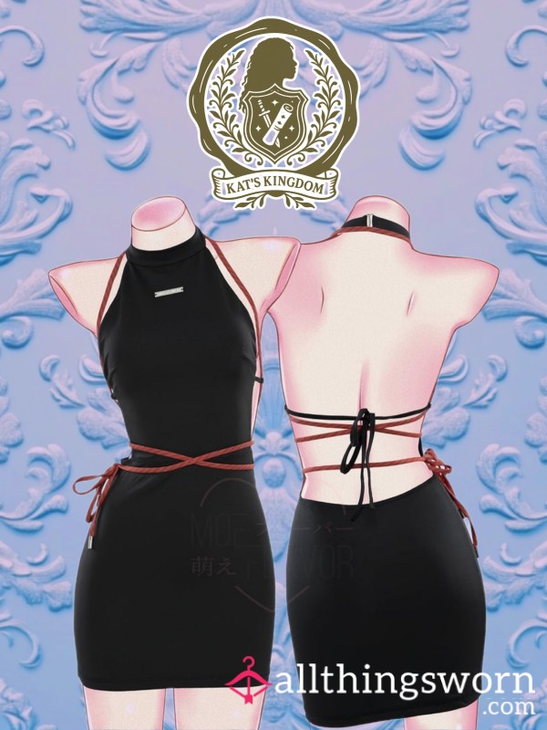 Kill Shibari Crossed Out Dress - Black / 3XL/4XL
