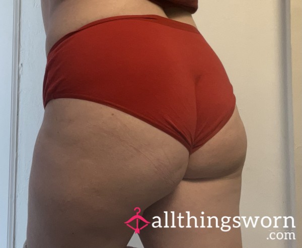 Kinda Naughty Red Cheeky Panties