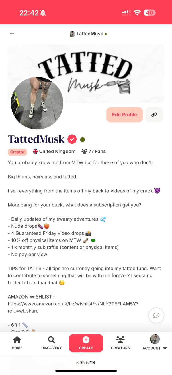 Kinkie.me Subscription