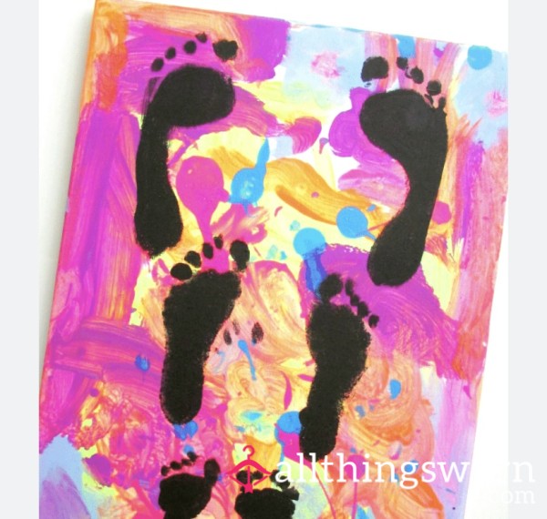 Kinky Painted Canvas Art