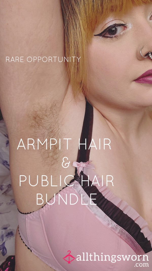 KinkylilQT Armpit Hair & Pu**y Hair Bundle & Extras