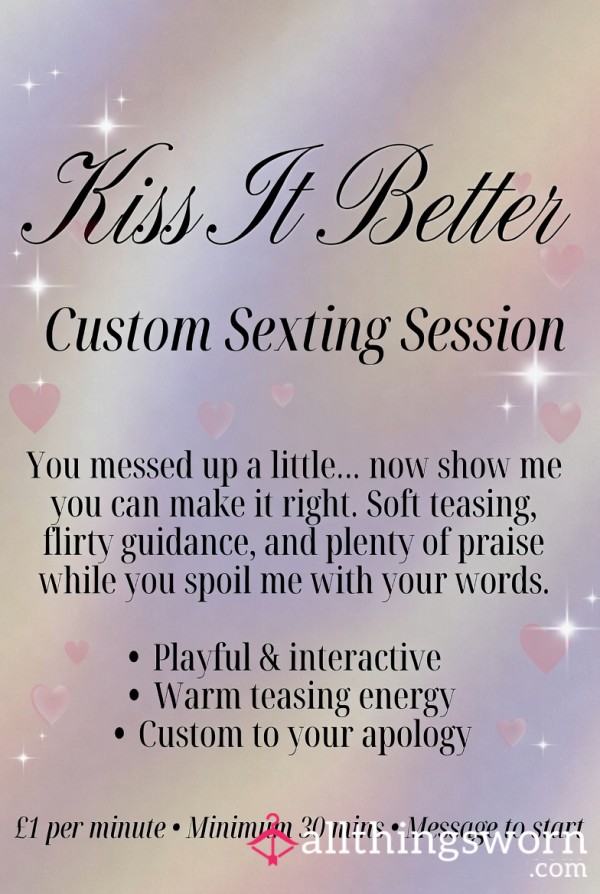 Make It Up To Me - Custom Flirty S**ting 💋