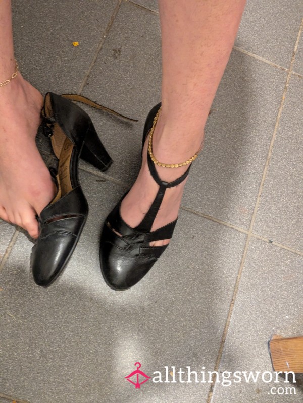 Kitten Heels...Italian Leather